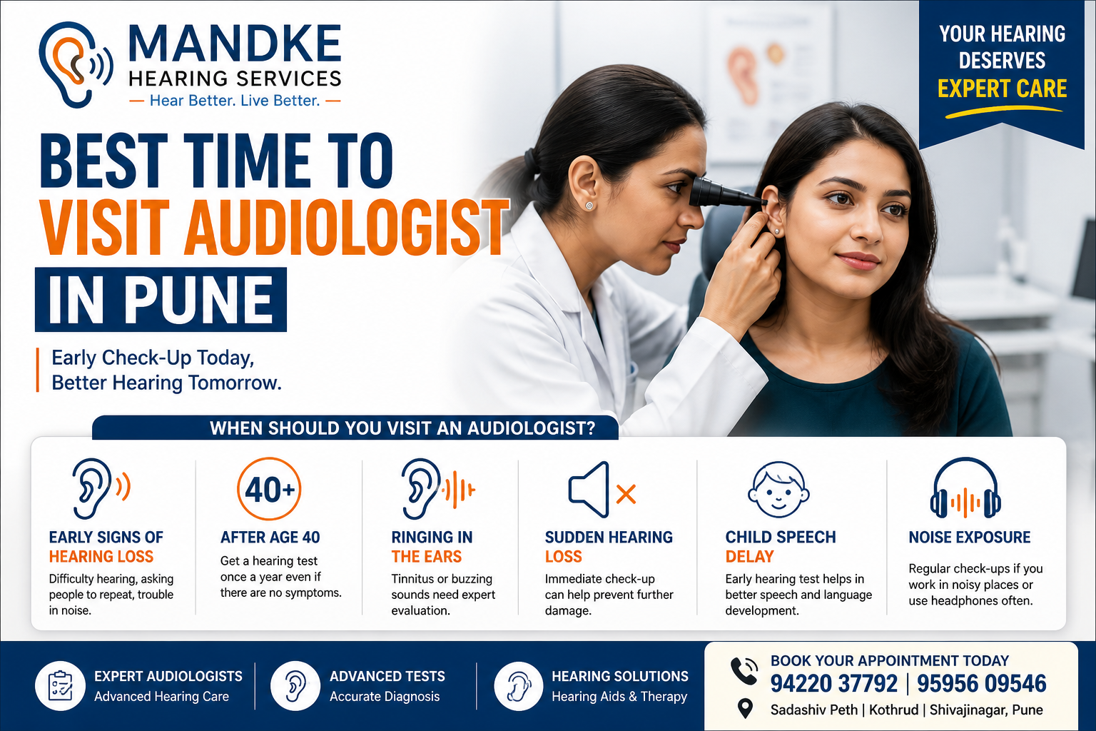 Best Time to Visit an Audiologist in Pune